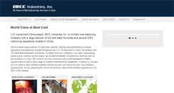 Desktop Screenshot of ibccind.com