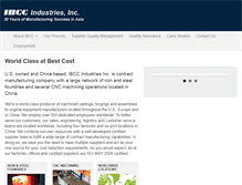 Tablet Screenshot of ibccind.com